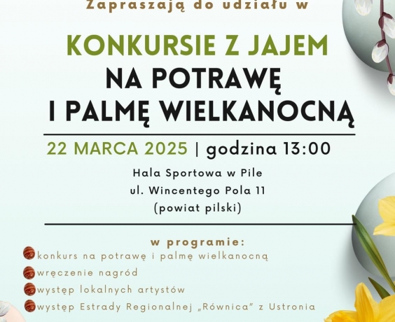 Konkurs z Jajem na Potrawę i Palmę Wielkanocną!